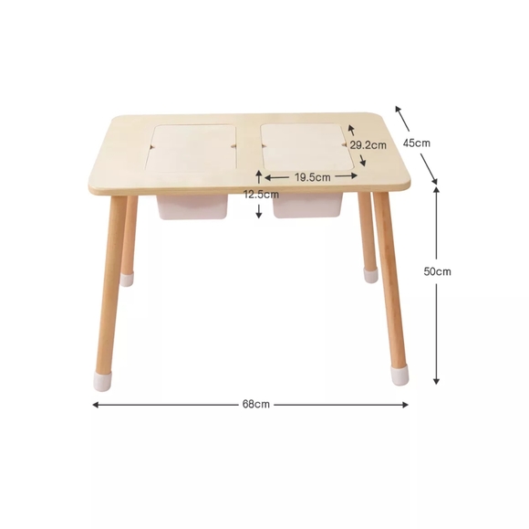 Kids Sensory table. Comes with two white bins - Picture 3 of 5